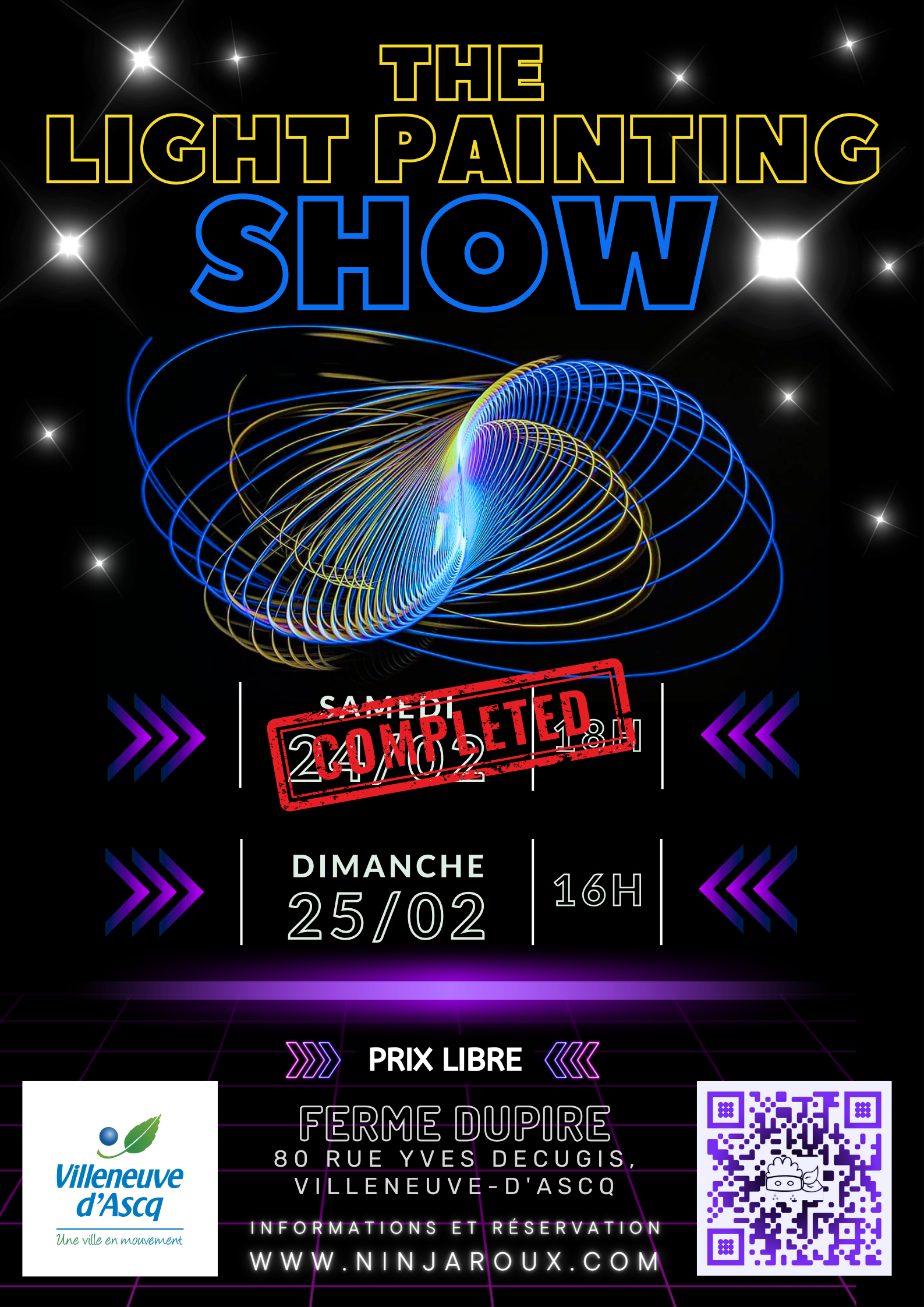 Spectacle « Light Painting Show »